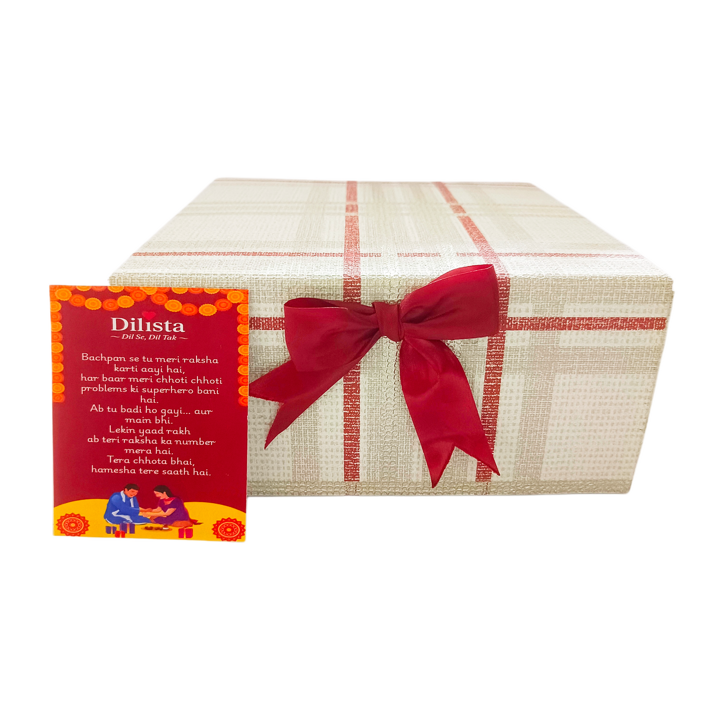 Rakhi Hamper for Married Sister – 5 Gifts & 6 Emotional + Funny Note Cards
