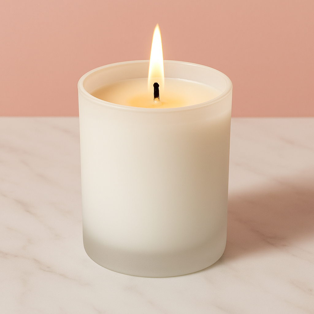 DILISTA Set of 2 Premium Scented White Candles | Home Decor & Aromatherapy