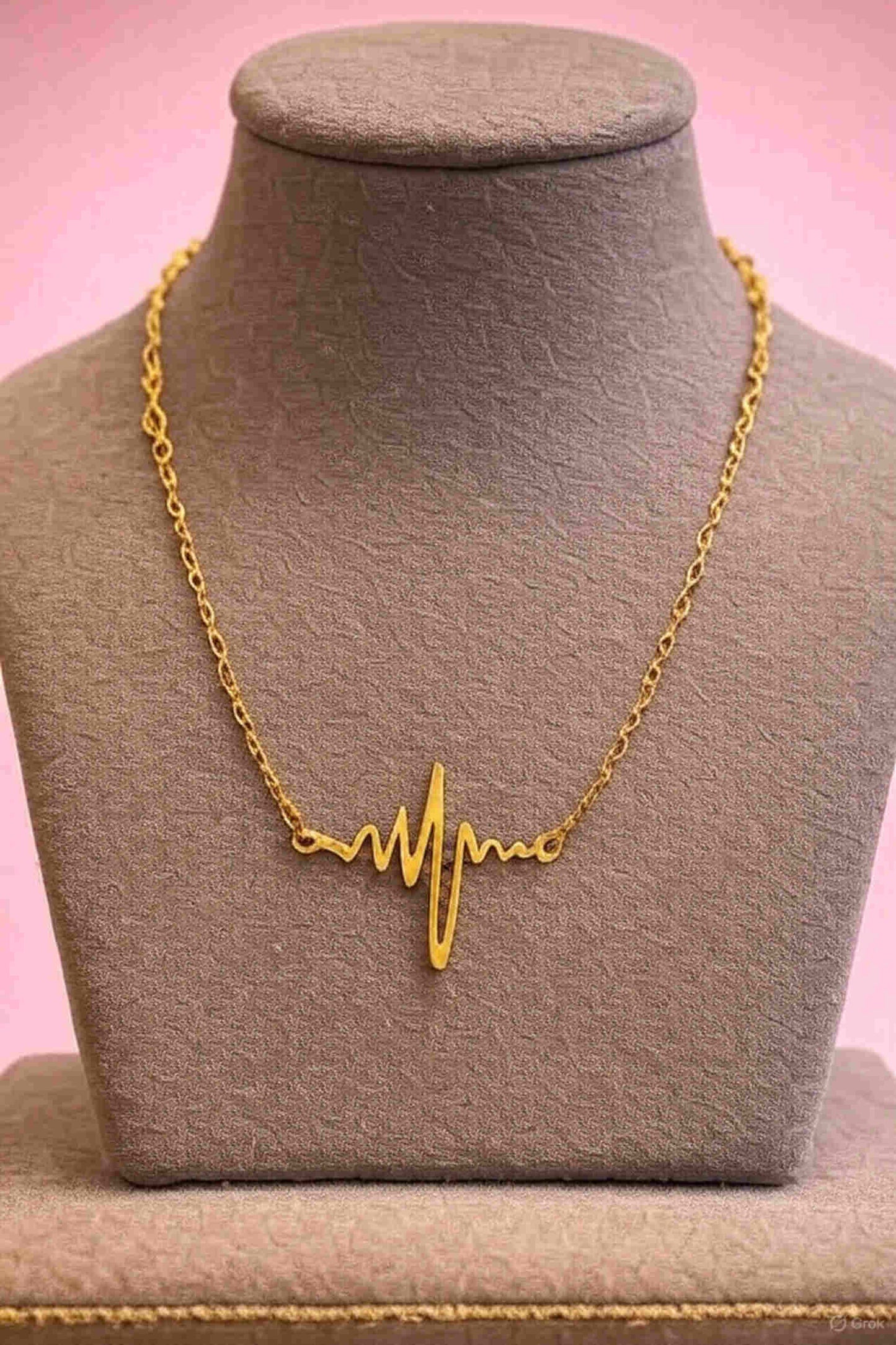 Gold Plated Beat Necklace for Girls