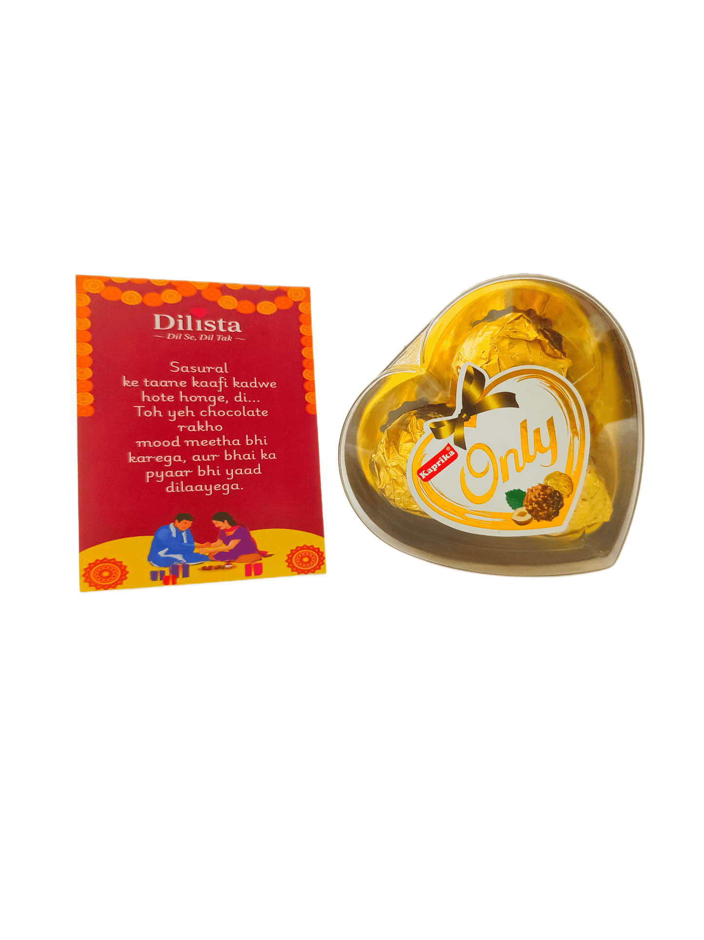 Rakhi Hamper for Married Sister – 5 Gifts & 6 Emotional + Funny Note Cards