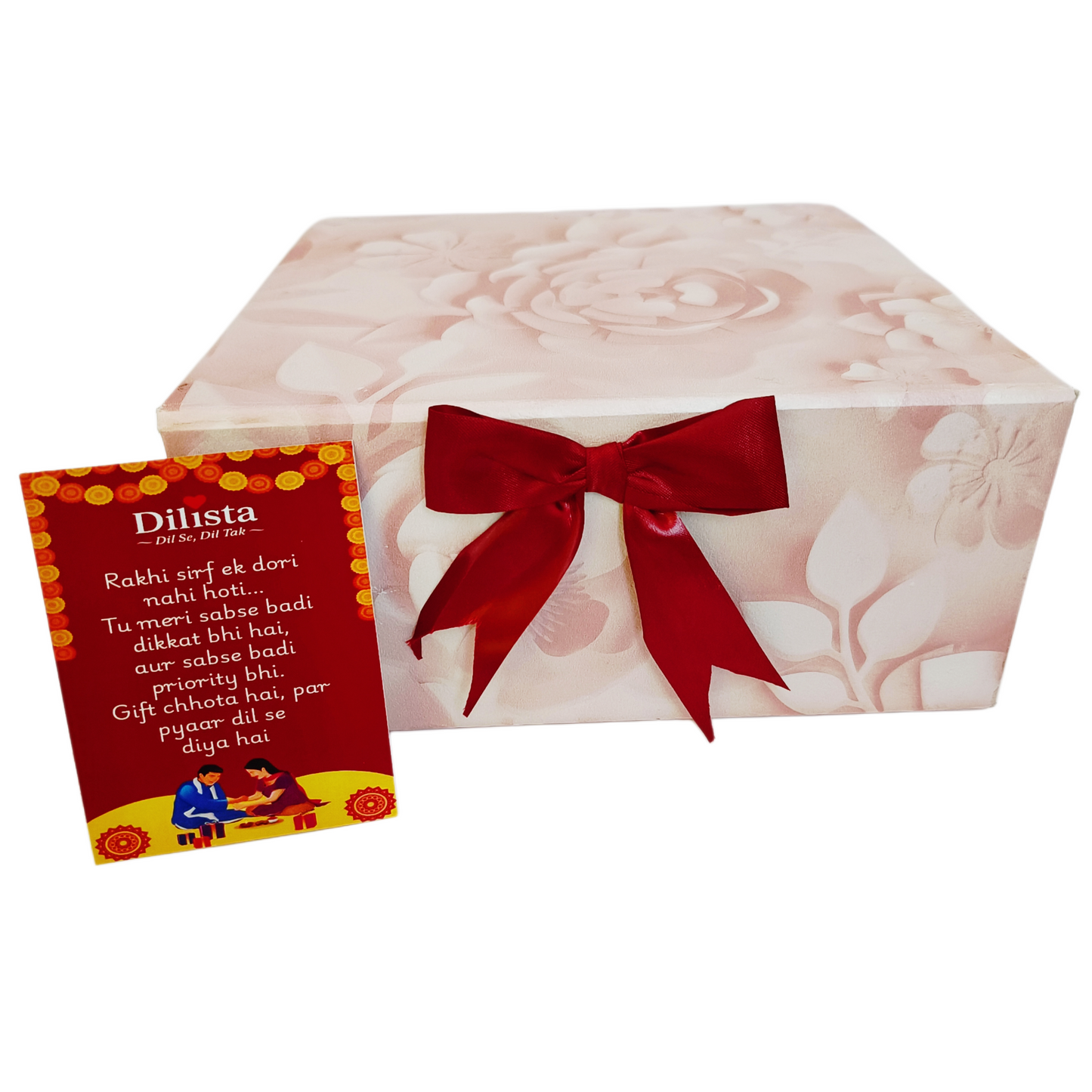 Rakhi Hamper for Younger Sister – 5 Gifts + 6 Funny Note Cards