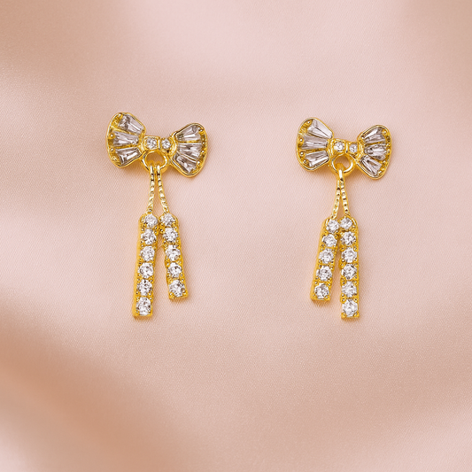 Gold-plated Drop Dangle Earrings for the Girls