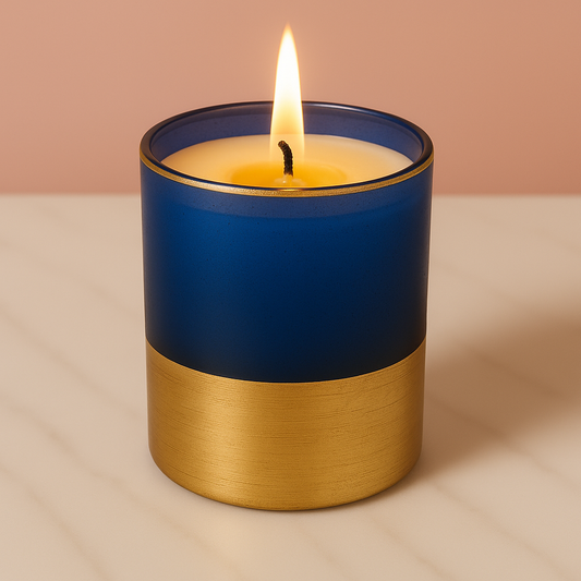 Pack of 50 Jars – Premium Candle Jars with Golden Base