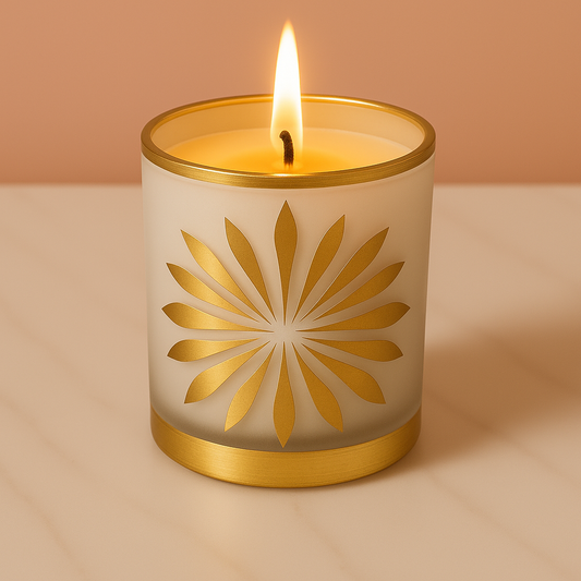 Pack of 50 Jars – Frosted White Candle Jars with Ethereal Glow