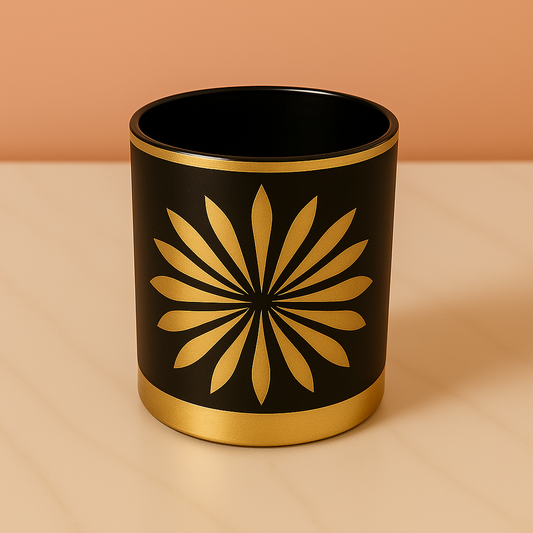 Pack of 50 Jars – Black Candle Jars with Ethereal Glow