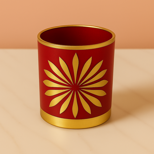 Pack of 50 Jars – Red Candle Jars with Ethereal Glow