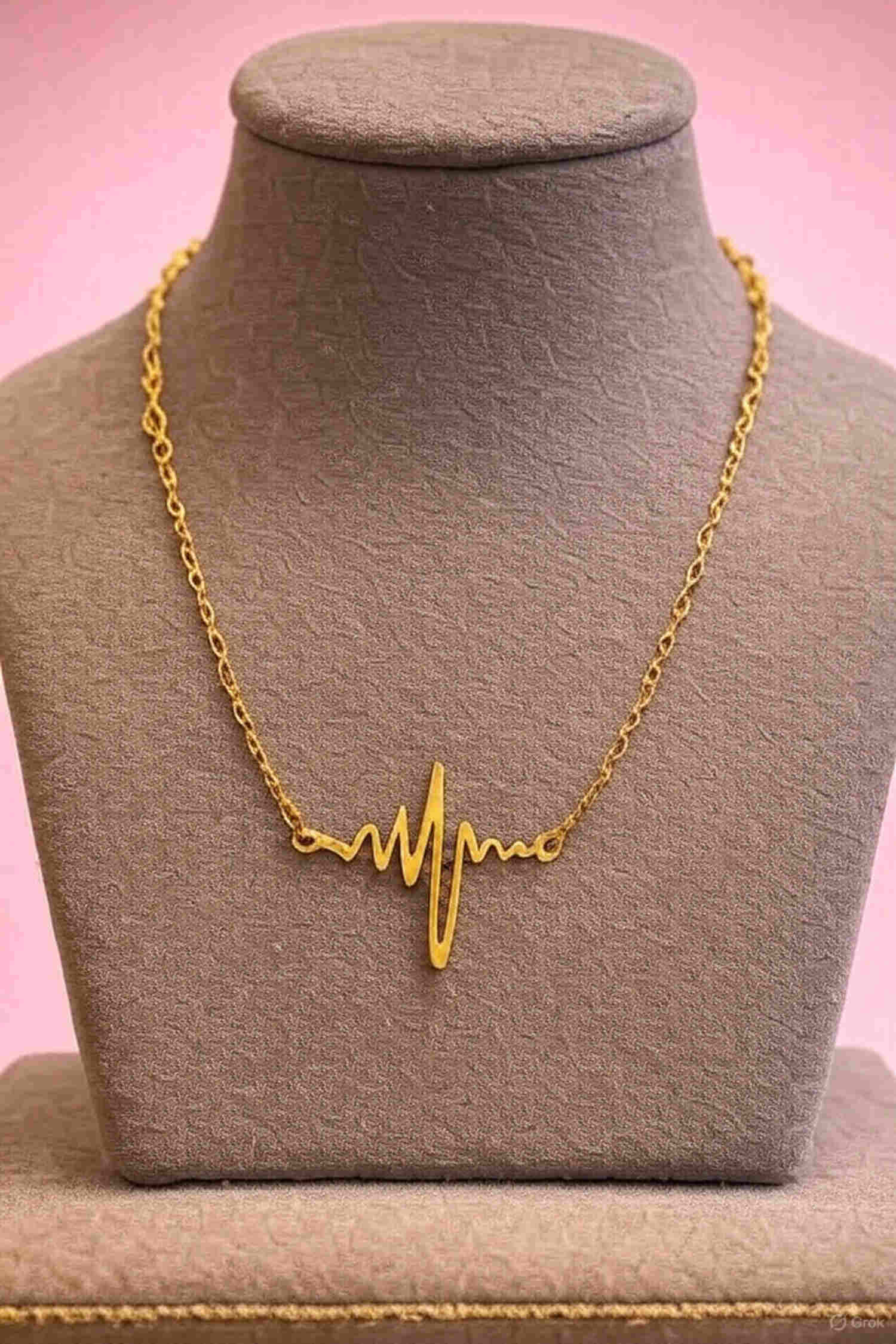 Gold Plated Beat Necklace for Girls