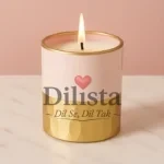 Baby Pink Hammered Candle Jar 200ML | Matt Finish Premium Glass Candle Container