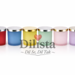 Frost Finish Metal Lid Candle Jar 200ML | Premium Empty Glass Candle Jar for Candle Making - Image 2