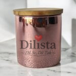 Metallic Wooden Lid Candle Jar 200ML | Rose Gold, Golden & Silver Glass Candle Jar - Image 4