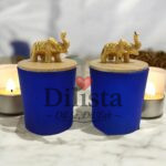 Wooden Lid Dry Fruit Jar – Matt Finish | 200ML (Green, Red & Light Blue)