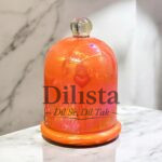 Orange Rainbow Finish Bell Jar for Candles – Candle Dome / Candle Cloche | 250ML - Image 2