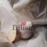 Transparent Glass Jar with Wooden Lid – 80 ML | Mini Candle & Storage Jar - Image 4