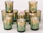 Golden Mercury Finish Votive Candle Jar – 80 ML - Image 3