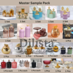 Master Sample Pack for Hamper Curators & Gift Shop Owners | Decorative Jar & Bowl Display Set for Sampling & Business Setup